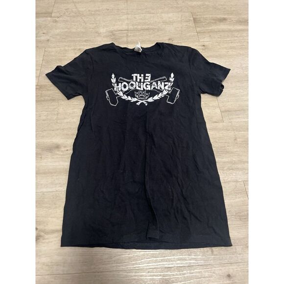 The Hooliganz North Carolina Punk Oi! Shirt Men's Size Small Black Last Resort‎ - Picture 1 of 6